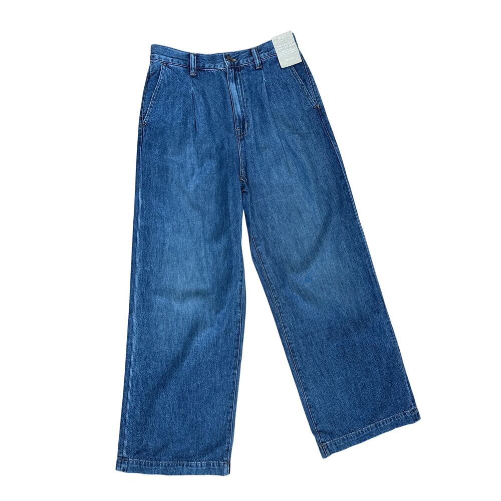 Madewell Harlow Wide-Leg Jeans in Blue Size 27 NEW NWT - Picture 3 of 8